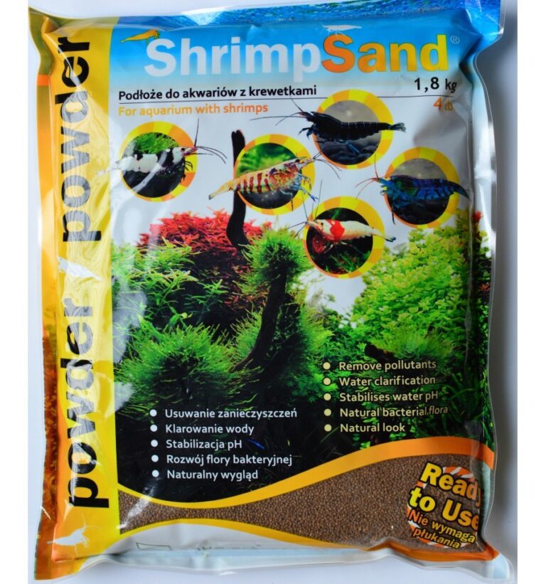 Aqua-art Shrimp Sand 4kg – czarne podłoże do krewetkarium