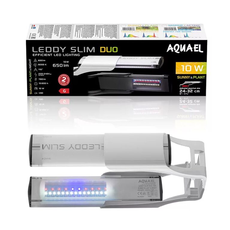 Aquael Leddy Slim Duo 10W Sunny Plant&Night – lampa LED biała