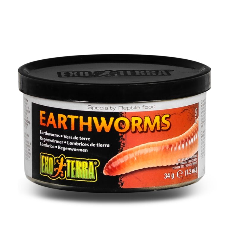 EXO TERRA Earthworms – pokarm w puszce dżdżownice