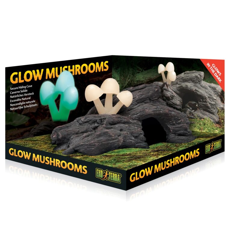 EXO TERRA Glow Mushrooms – jaskinia z grzybami