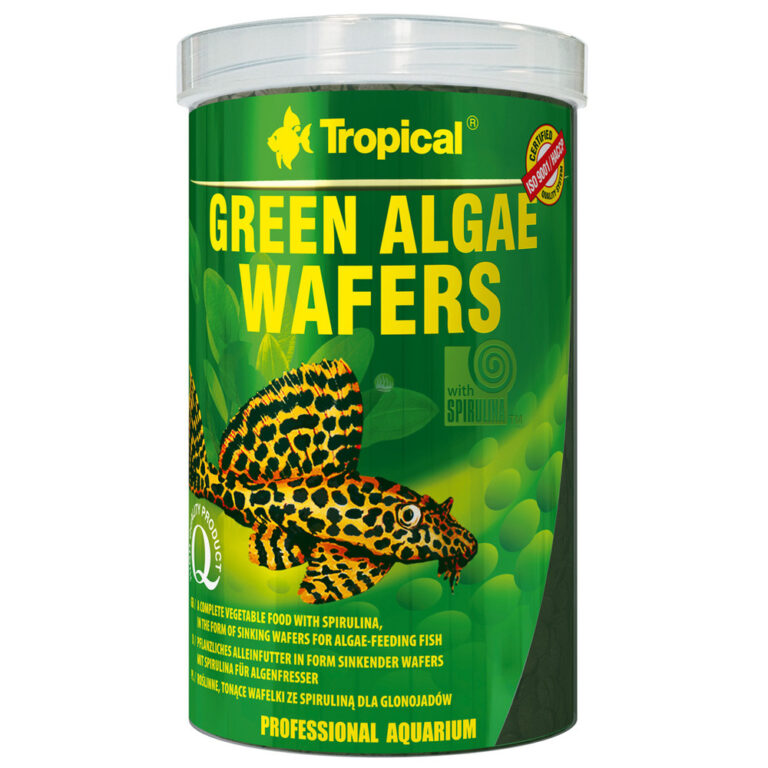 Tropical GREEN ALGAE WAFERS – pokarm dla glonojadów w formie uzupełniania 50ml