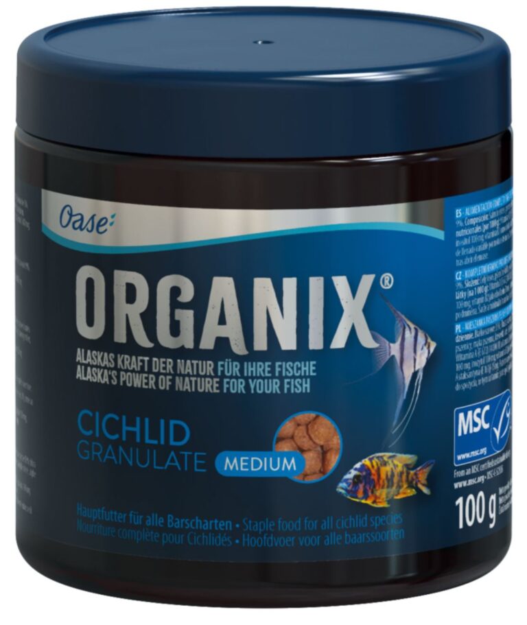 Oase Organix Cichild Granules M 250ml – pokarm duże granulki dla pielęgnic