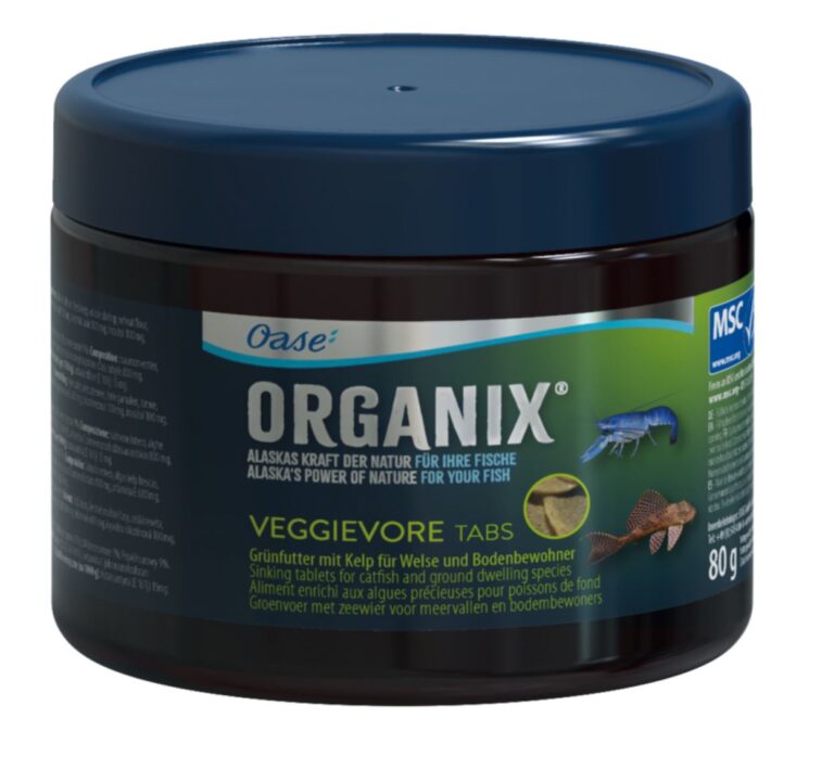 Oase Organix Veggievorte Tabs 150ml – pokarm tabletki dla ryb przydennych