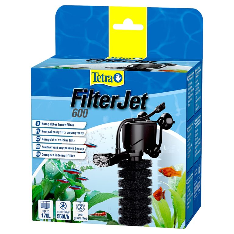 Tetra FilterJet 550l/h – kompaktowy filtr wewnętrzny