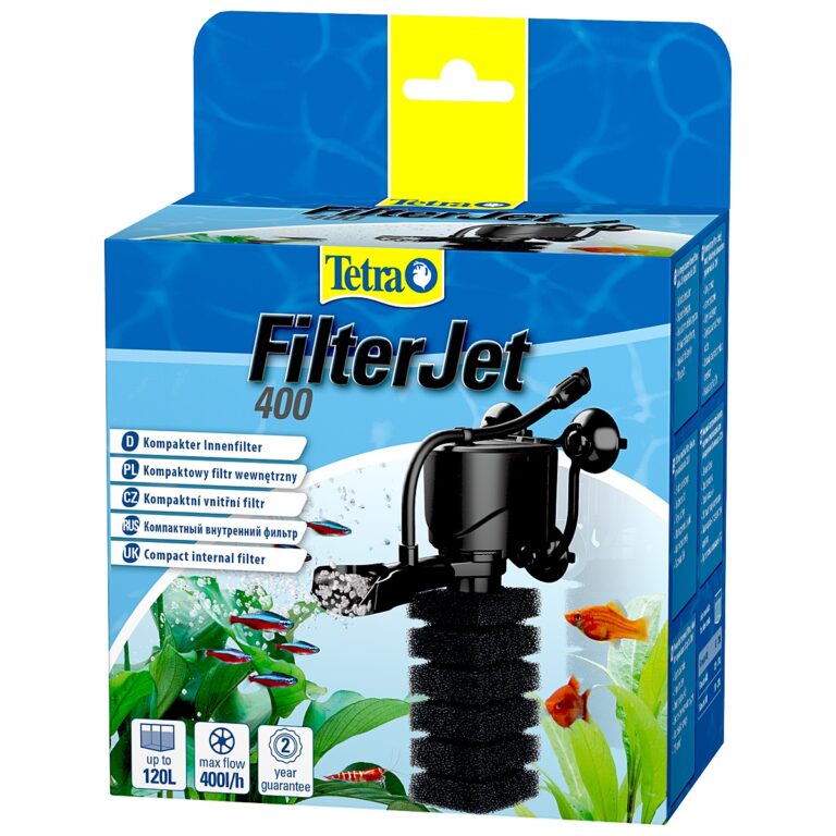 Tetra FilterJet 400l/h – kompaktowy filtr wewnętrzny